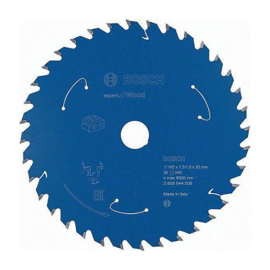 Kreissägeblatt Expert for Wood AD 165mm Z.36 WZ Bohr.20mm Schnitt-B.1,5mm 2608644508