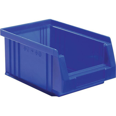 Sichtlagerkasten PLK L164xB105xH75mm PP blau LA-KA-PE 01850 02 02