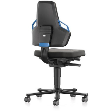 Arbeitsdrehstuhl Nexxit Rl.Grifffarbe blau Supertec-Gewebe 9033-SP01-3277