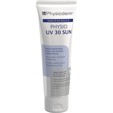 Hautschutzcreme PHYSIO UV 30 SUN 100ml UV 30 SUN Tube PHYSIODERM 14326001