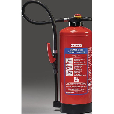 Wasserfeuerlöscher WKL 6 PRO 6l Aufladegerät Brandkl.21 A m.Wandh.GLORIA 803841.0000