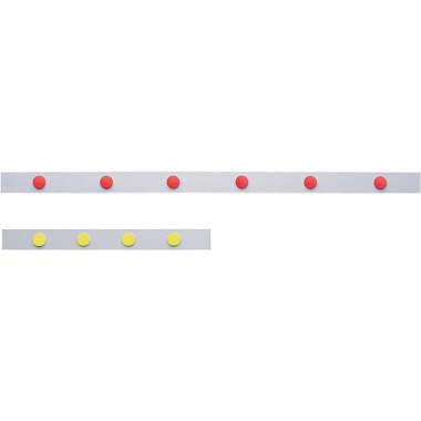 Magnetleiste L500xB50xS0,5mm weiß selbstklebend MAGNETOPLAN 16250