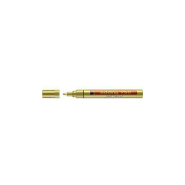 edding Lackmarker 750 4-7 50053 2-4mm Rundspitze pe rmanent gold 304001196