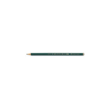 Faber-Castell Bleistift C ASTELL 9000 119004 4B dun kelgrün 306000364