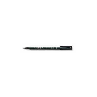 STAEDTLER Folienstift Lum ocolor 318-9 0,6mm perman ent schwarz 156024090