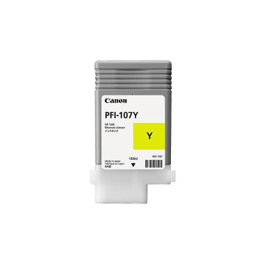 Canon Tintenpatrone 6708B 001 PFI107Y 130ml gelb 101022810