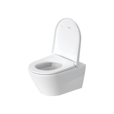 Duravit Wand-WC-Set D-NEO tief rim. mit WC-Sitz in kl. Durafix weiß 45770900A1