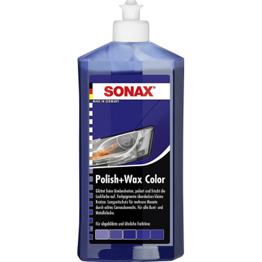 Sonax Polish & Wax Color NanoPro blau Wachs 500 ml 02962000