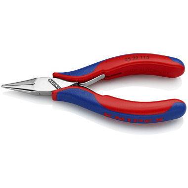 Knipex Alicate de montaje para electrónica con fundas en dos componentes 115mm 35 22 115