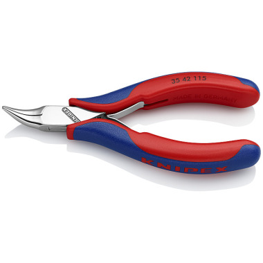 Knipex Alicate de montaje para electrónica con fundas en dos componentes 115mm 35 42 115