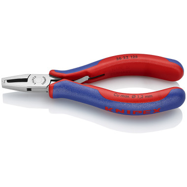 Knipex Alicate de montaje para electrónica con fundas en dos componentes 125mm 36 22 125