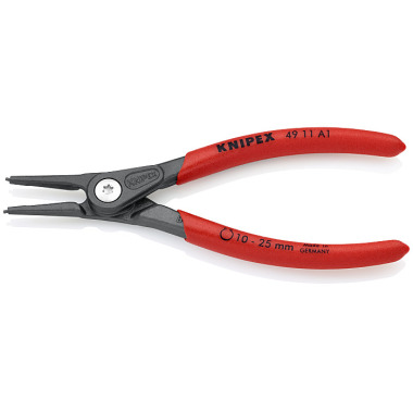 Knipex Alicate de precisión para arandelas gris atramentado 140mm 49 11 A1