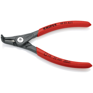 Knipex Alicate de precisión para arandelas gris atramentado 130mm 49 21 A11