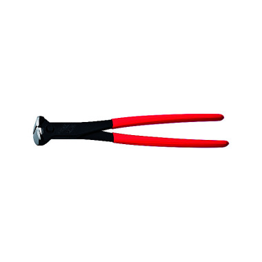 Knipex Alicate de corte frontal negro atramentado recubiertos de plástico 280mm 68 01 280