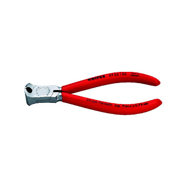 Knipex Alicate de corte frontal para mecánica cromado recubiertos de plástico 130mm 69 03 130