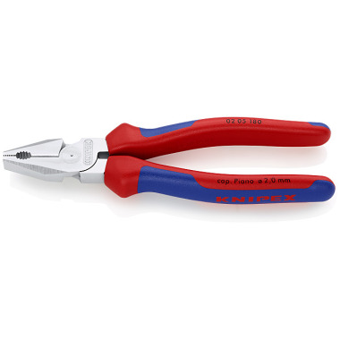 Knipex Alicate universal para trabajos pesados cromado 180mm 02 05 180