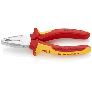 Knipex Alicate universal cromado 160mm 03 06 160 SB