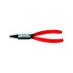 Knipex Alicate con bocas redondas negro atramentado recubiertos de plástico 125mm 22 01 125 (T-9986)