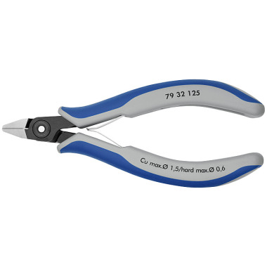 Knipex Alicate de precisión de corte diagonal para electrónica bruñido 125mm 79 32 125