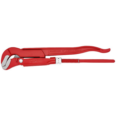 Knipex Llave para tubos en forma de S lacado al polvo, rojo 320mm 83 30 010