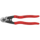 Knipex Cortacables para cable trenzado forjado recubiertos de plástico 190mm 95 61 190 SB