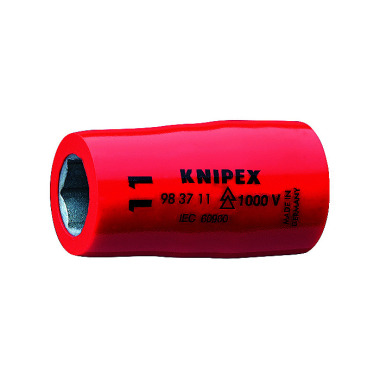 Knipex Vaso hexagonal para tornillos de cabeza hexagonal con cuadradillo interno 3/8" 98 37 11