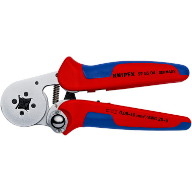 Knipex Selbsteinstellende Crimpzange für Aderendhuelsen 97 55 04