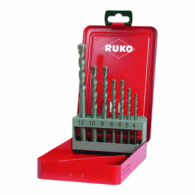 Ruko Brocas percutoras SDS-plus en estuche industrial 205246