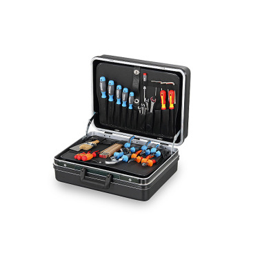 Hepco & Becker Toolcase XXL-sized Classic ABS-black 470x200x360mm alu-frame, metal locks, combi-lock 00 5182 8019