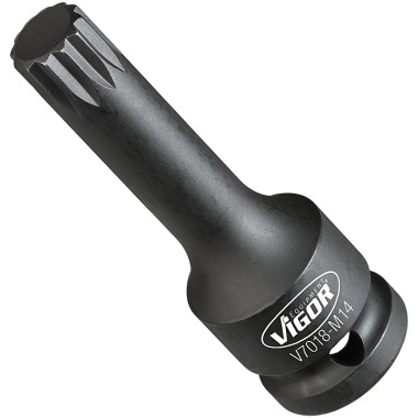 Vigor Juego de destornilladores con llave de impacto para perfil estriado interno (XZN) V7018-M14