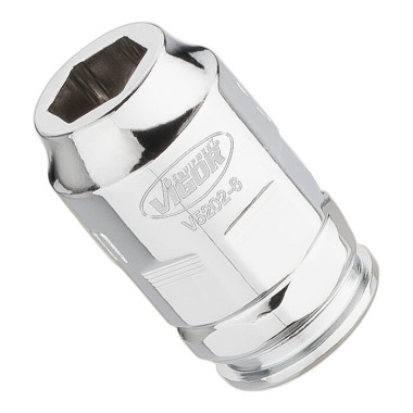 Vigor Inserto para llave de tubo, superplano - hueco cuadrado 6,3 mm (1/4”) - perfil hexagonal exterior - 6 V5202-6