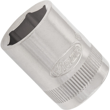 Vigor Inserto para llave de vaso - hueco cuadrado 10 mm (3/8”) - perfil hexagonal exterior - 13 V2271N