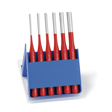 Rennsteig Juego de punzones Parall Pin Punch Set Caja de plástico exclusiva 425 500 6