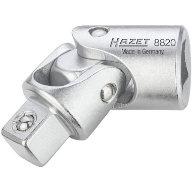 HAZET Junta universal - escuadra hueca de 10 mm (3/8 pulgadas) - escuadra maciza de 10 mm (3/8 pulgadas) 8820