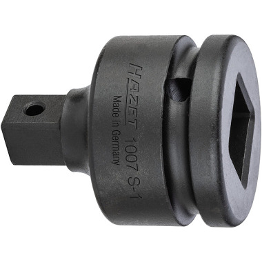 HAZET Adaptador de destornillador de impacto para máquina - cuadrado hueco de 20 mm (3/4 pulgada) - cuadrado macizo de 12,5 mm (1/2 pulgada) 1007S-1