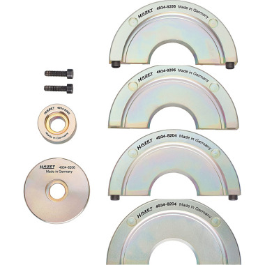 HAZET Juego de herramientas compacto para unidades de rodamientos de cubo de rueda - número de herramientas: 6 4934-3482/6
