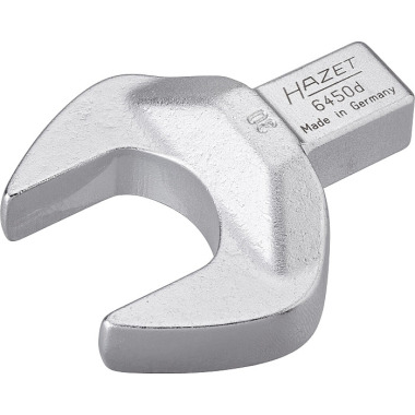 HAZET Llave de boca de inserción - cuadrado de inserción 14 x 18 mm - perfil hexagonal exterior - 30 mm 6450D-30