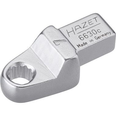 HAZET Llave de estrella - Escuadra de inserción 9 x 12 mm - Perfil de tracción exterior de doble hexágono - 7 mm 6630C-7