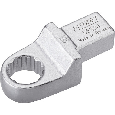 HAZET Llave de estrella - Escuadra de inserción 14 x 18 mm - Perfil de tracción exterior de doble hexágono - 16 mm 6630D-16