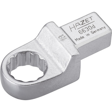 HAZET Llave de estrella - Escuadra de inserción 14 x 18 mm - Perfil de tracción exterior de doble hexágono - 18 mm 6630D-18