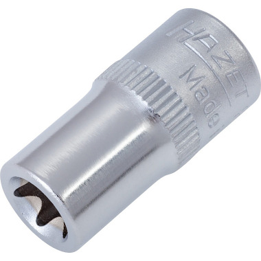 HAZET Inserto de llave de vaso TORX® - hueco cuadrado 6,3 mm (1/4 pulgada) - perfil TORX® externo - E8 mm 850-E8