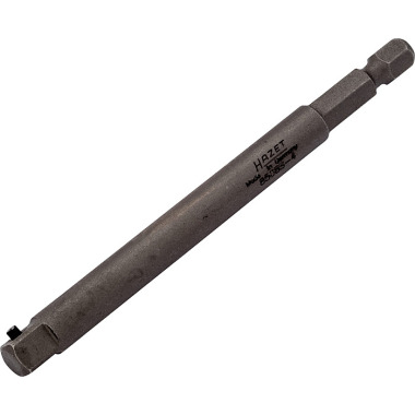 HAZET Adaptador de destornillador mecánico de impacto - hexágono macizo de 6,3 (1/4 pulgada) - cuadrado macizo de 6,3 mm (1/4 pulgada) 8508S-4