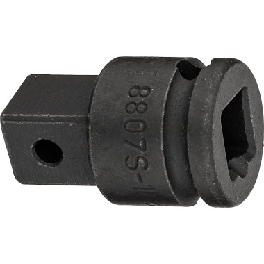 HAZET Adaptador de destornillador de impacto, cuadrado hueco de 10 mm (3/8 pulgadas) 8807S-1