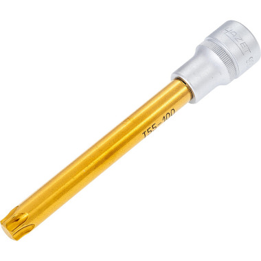 HAZET Bombas de refrigerante Vaso para destornillador TORX® - cuadrado 12,5 mm (1/2 pulgada) - perfil interno TORX® - T55 992SLG-T55