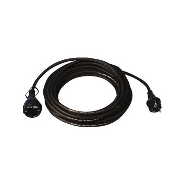 Jaeger Schutzkontaktverlängerung 16 A 250 V 3x1,5mm² 25m H05RR-F schwarz JÄGER DIREKT 003.688