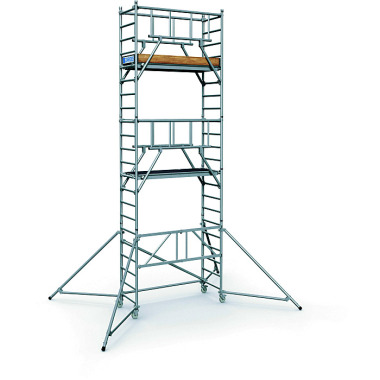 Zarges PaxTower S-PLUS 1T - Andamio plegable altura de trabajo 6,55 m 53525