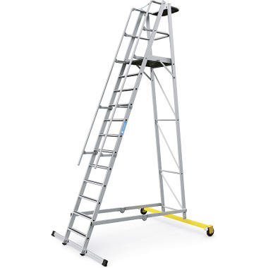 Zarges ZAP Safemaster Plus S - Escalera de plataforma LM 12 peldaños 41209