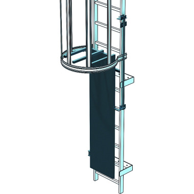 Zarges Puerta de seguridad para escalera fija 43499