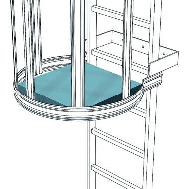 Zarges Plataforma intermedia 43255