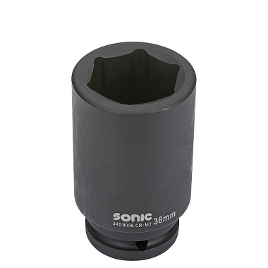 Sonic Llave de vaso de impacto 3/4’’, 12 caras, larga, 42mm 3459042